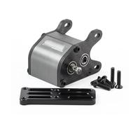 Transmission 48P for overdrive Dig Tiny Gearbox for 1/10 RC Crawler LCG Cheater Rig Manual Transmission Assembly(Silver)