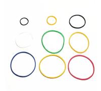 Transmission Belt For DIY Toy Module Car Motor Stretch 16 Kinds 10pcs/set Rubber Band Pulley Transmission Engine Drive Round Beslts