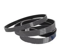Transmission Belt Mower Rubber Drive Belt 6PJ490 Circumference 490mm X Width 14mm For Qualcast M2E1232M/M2E1032M Motorbike Drive Belts(2 pcs)