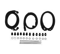 Transmission Cooler Lines Heavy Duty Metal Transmission Cooler Hose Kit High Flow Leakproof Flexible Durable Automatic Transmission Cooler Line for Duramax LB7 LLY 6.6L 2001 2005