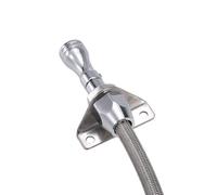 Transmission Dipstick Stainless Braided Firewall Flexible Dipstick TH350 TH-400 700R4 Tranny SBC BBC Trans For Chevy GM