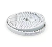 Transmission Drive Belt T10 Polyurethane Open Timing Belts Width 10 15 20 25 30 32 35 40 50mm T10 PU Open Belt Drive Belt(5 Meters,40mm)