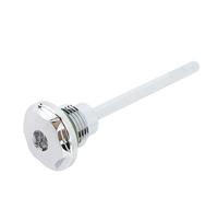 Transmission Filler Plug Dipstick 37075 87, Aluminum Motorcycle Transmission Oil Tank Dipstick, Accurate Oil Level Measurement, Durable CNC Aluminum Construction for Touring Trike (Plating)