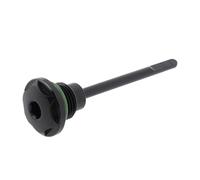 Transmission Filler Plug Dipstick 37075 87, Aluminum Motorcycle Transmission Oil Tank Dipstick, Accurate Oil Level Measurement, Durable CNC Aluminum Construction for Touring Trike (Black)
