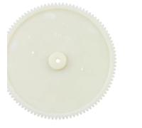 Transmission Gear 1pc 43mm Diameter Big Gear, 0.5M 84 Teeth Bore 2mm POM Plastic, Large Size Worm Wheel Thick 4mm/3.8mm