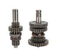 Transmission Main Counter Shaft 4 - Gear Replacement for Lifan 125cc Electric Foot Start Engines, High - Precision Alloy Steel Gear Shaft, Direct Fit for Motorcycle Transmission Re