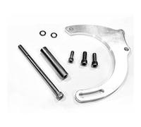 Transmission Mount for Chevy SBC LWP SBC10014-A 6061-T6 Aluminum Car Replacement Parts Small Block Alternator Bracket Long Water Pump Mid Mount Engine Mounting