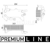 MAHLE CLC 139 000P Automatic transmission oil cooler