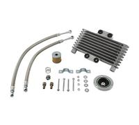 Transmission Oil Cooler Motorcycle Engine Oil Cooler Cooling Radiator Kit Fit For Suzuki GS GN GZ GSX EN 125-400cc Enduro Motocross Accessories Oil Cooler Engine
