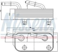 NISSENS 90658 Automatic transmission oil cooler