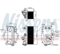 NISSENS 90936 Automatic transmission oil cooler