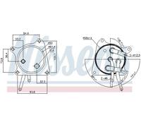 NISSENS 91119 Automatic transmission oil cooler