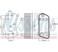 NISSENS 91160 Automatic transmission oil cooler