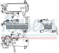 NISSENS 91480 Automatic transmission oil cooler