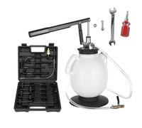 Transmission Oil Pump Kit 7.5L Oil Filling Device with 15 Adapters Professional Automotive Tool for Gearbox Differential Transfer Case Maintenance Plastic Steel Construction