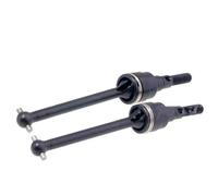 Transmission Shaft For Tamiya Cvd Op Cc01 1/10 Rc Car Remote Control For Toys Scale Models 2pcs Metal Part For Universal Driven Dogbone Drive Shaft(Black)