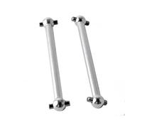 Transmission Shaft For WLtoys A959-07 1/18 2PCS 51mm Aluminum CVD Dogbone Drive Joint RC Car Repairs Replacements Hop-Up Accessories(Silver)