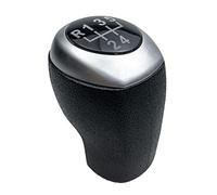 Transmission Shift Knob, XEBRAD Gear Knob Chrome/Matte Gear Shift Knob Lever Shifter Stick Head, Replacement for Hyundai, for Elantra, for GT for Accent for Solaris, for Avante MD(Black Bright 5