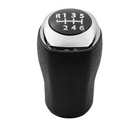 Transmission Shift Knob, XEBRAD Replacement for Hyundai, for Elantra, for GT for Accent for Solaris, for Avante MD Chrome/Matte Gear Shift Knob Lever Shifter Stick Head(Black Bright 6 Speed)(BLAC