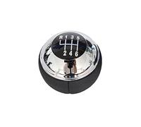 Transmission Shift Knob, XEBRAD Replacement for MINI, R50 for 1 D R52 for Cooper 3 Doors 2001-2004 2005 2006 2007 2008 Accessories Car 5 6 Speed Manual Gear Shift Knob(Black 6 Speed)(Black 6 Spee