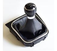 Transmissions Knob Stick Compatible with VW for Golf 5 for Jetta MK5 2005 2006 2007 2008-2010 5/6 for Speed Shift Knob Lever Stick Car Gearbox Lever Change Handle(Black-6 Speed)
