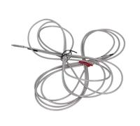 Transmissive Optical Fiber Sensor, Heat Resistant Fiber Optic Sensor 2Pcs 0 to 2100mm Detection Distance Transmissive Optical Fiber, Optical Sensors