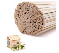 Transmore Pack of 100 Cotton Candy Sticks 400 mm x 4 mm Cotton Candy Sticks Wooden Sticks for Crafts Sticks Bamboo Sticks for Cotton Candy Machine Natural Bamboo Wood for Woodworking, Art Projects