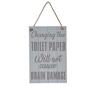 Transomnia Changing the toilet paper slatted sign