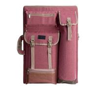 Transon Art Portfolio Case Artist Backpack Canvas Bag Large 26” x 19.5” Brownish Red