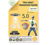 TransOurDream Heat Transfer Paper Inkjet 10 Sheets A4 for Light Fabric