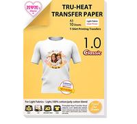 TransOurDream Inkjet Transfer Paper A3X10 Sheets for Light Fabric