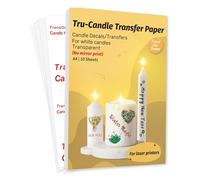 TransOurDream Laser Candle Waterslide Decal Paper Clear(Laser-Candle-10)