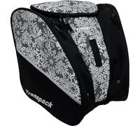 TRANSPACK Edge Junior+ Water-Resistant 38L Ski/Snowboard Boot Helmet Goggles & Gear Backpack Bag, White Snowflake
