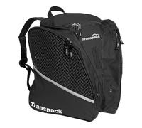 TRANSPACK Unisex Adults Water-Resistant Tough Rugged Lightweight 33L Ice Skate Backpack Bag | Carries Skates, Helmet and Gear, Black