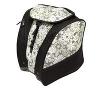 TRANSPACK Unisex Adults XTR 53 L Tough Water-Resistant Ski/Snowboard Boot Helmet Goggles & Gear Backpack Bag, White Snowflake