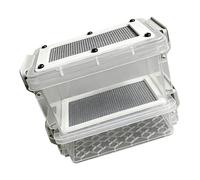 Transparency Mealworm Breeding Box for Home Breeding Scientific Research and Educational Use with Screening Function Odors Proof Mealworm Container