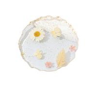 Transparency Resin Encapsulated Dried Flower Nails Design Palette Smooth Surfaces Board for Seamless Blending Resin Unguis Color Color Scheme