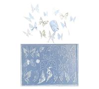 Transparency Silicone Embossed Nails Stamp Mold Butterfly Carving for Creative Nails Art Designs Jewelry Tool Relief Butterfly Art Silicone Mold