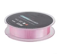 Transparent 100 Meter Fluorocarbon Fishing Line for Uninterrupted Casting and Reliable Performance in Turbulent and Still Waters (1.5-0.20mm-7.15LB Pink)