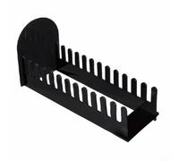Transparent 12 Tier Acrylic Organizer for Greeting Cards and Stickers, Portable Display Rack Designed for Retail Counters and Craft Market Use (black)