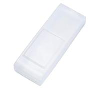 Transparent 12x4.5cm Silicone Waterproof Remote Control Cover Protector Case for TV Air Conditioner