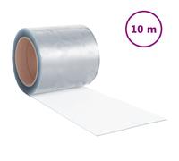(transparent, 200 x 1.6 mm (10 m)) vidaXL Strip Curtain Roll Privacy Window Covering Pedestrian Door Strip PVC
