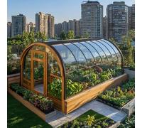 Transparent 2mm Thick Acrylic Roofing Sheets - UV Resistant Polycarbonate Panels for Greenhouses & Outdoor Plant Roofs, 100x400cm, Durable Weatherproof Covering