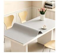 Transparent 3.5mm Thick Table Protector Mat 37"x106" - Easy-Care, Keeps s Clean in Busy Homes & Offices - Grey Color