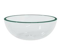 vidaXL Tempered Glass Bathroom Sink 30x12 cm Transparent, Durable, Easy to Clean