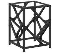 (transparent, 30 x 30 x 41 cm) vidaXL Coffee Table with Transparent Glass Top End Table Side Table Steel