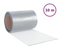 (transparent, 300 x 2.6 mm (10 m)) vidaXL Strip Curtain Roll Privacy Window Covering Pedestrian Door Strip PVC