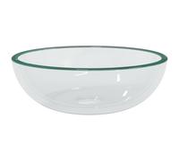(Transparent, 35 x 12 cm (Diam. x H)) vidaXL Basin Tempered Glass Bathroom Sink Basin Multi Colours Multi Sizes