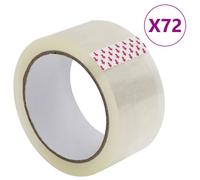 (transparent, 36 Î¼m/ 72 pcs) vidaXL Packaging Tape Packing Boxes Parcel Tape Sealing Shipping Packing Tape