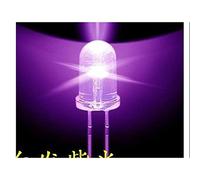 Transparent 3mm Bright LED Purple Violet Light-Emitting diode 100 PCS/LOT KzHgIdRY